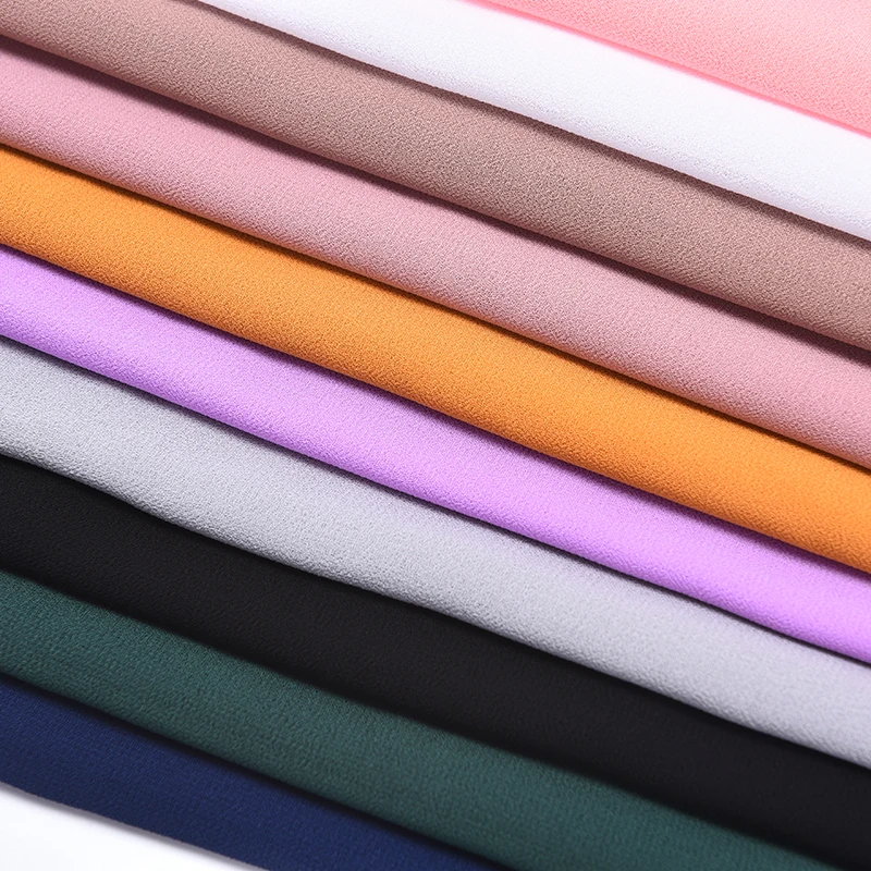 

Chiffon Solid Muslim Scarf Ladies Shawls And Wraps Soft Female Foulard Hijab Head Under Scarves