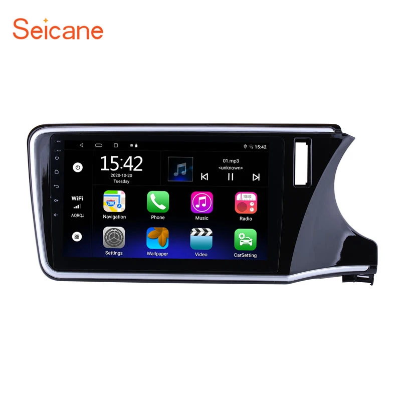 Автомагнитола Seicane 2DIN Android 10 0 для 2014 2015 2016 2017 HONDA CITY правый руль с 2 Гб ОЗУ 32