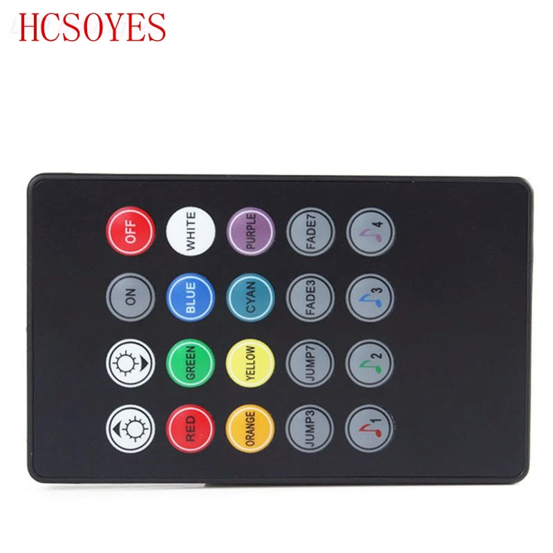 Музыкальный ИК-контроллер с 20 клавишами черный звуковой датчик дистанционное