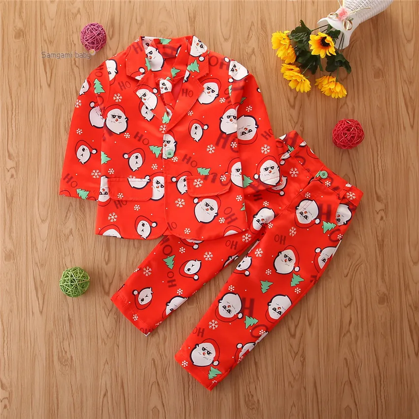 3 шт. вечерние комплект одежды для мальчиков Блейзер брюки и галстук |