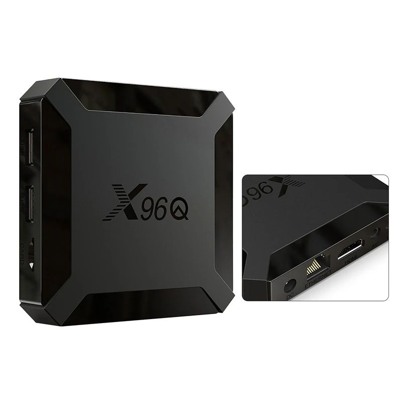 

X96Q Mini Set-Top Box 2G+16G Android 10.0 TV Box H313 Quad-Core 4K HD Wifi Home Media Network Player