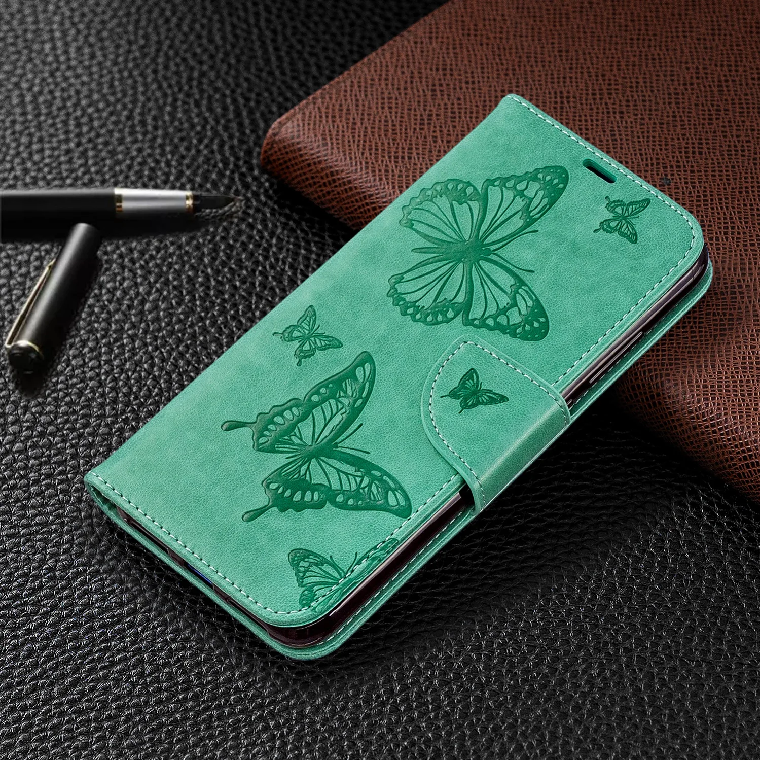 Кожаный флип-чехол для huawei P30 P20 Pro Lite Y6 Y5 mate 30 20 Pro P Smart Honor 3D бабочка кошелек Чехол-Кошелек Coque