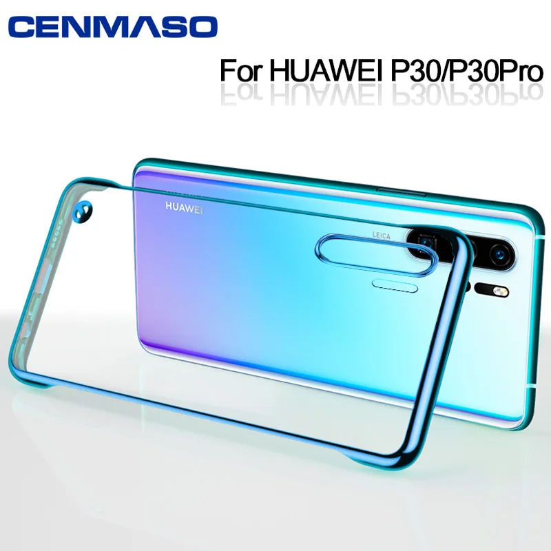 Для huawei P30 P20 Pro mate 20 Pro Honor 20 Pro 9X mate 20 Pro прозрачный Бескаркасный чехол с кольцом против падения Nova 5 5i Твердый Чехол