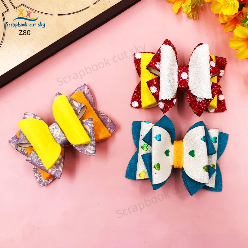 

Irregular bow-cut wooden die scrapbook is suitable for most machines