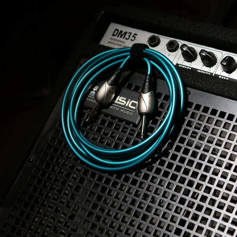 

6.35mm to 6.35mm No Noise Shielded long life Instrument Cable for Speaker Amp Jack for Guitar Amplifier Keyboard Professional I