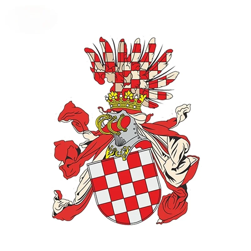 Популярная автомобильная наклейка s Car StylingI хорватская корона герб на автомобиль