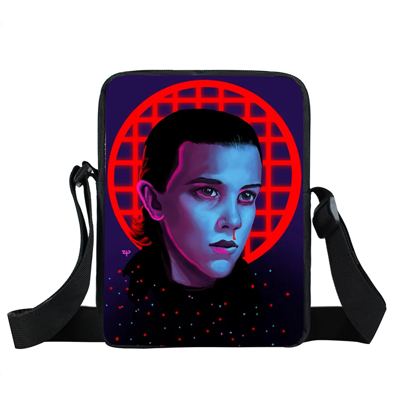 Сумка кросс боди для мальчиков и девочек очень странные дела| |