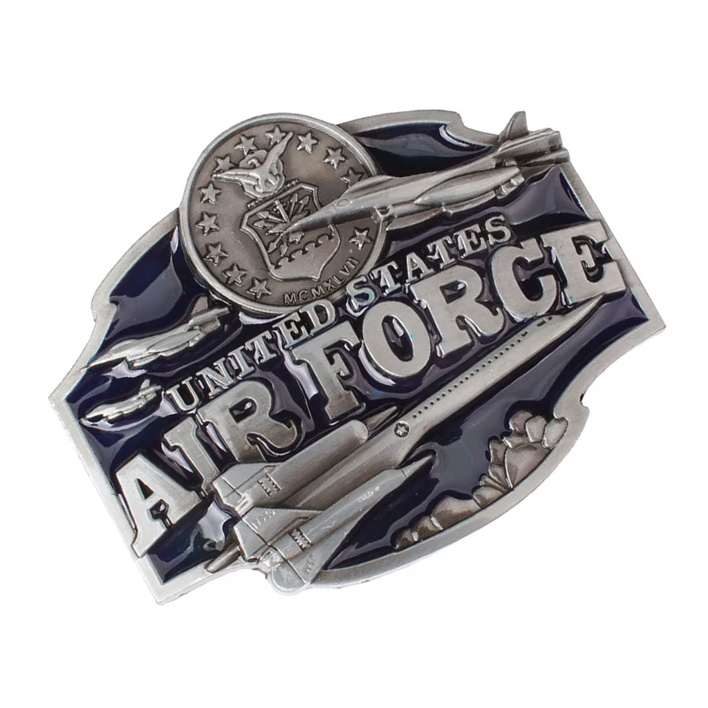 

8.6x6.2cm Air Force Eagle Belt Buckle for Men Cowboy Waist Strap Belt Ornament
