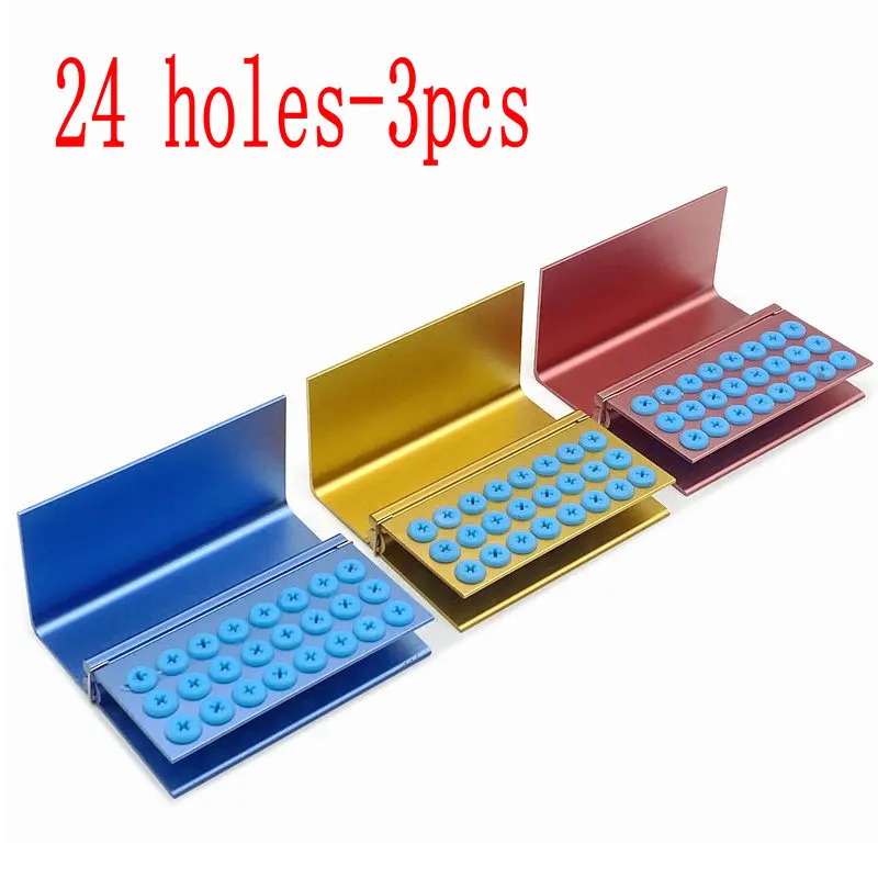 3 предмета в комплекте 24 Отверстия стоматологические боры дезинфекционный