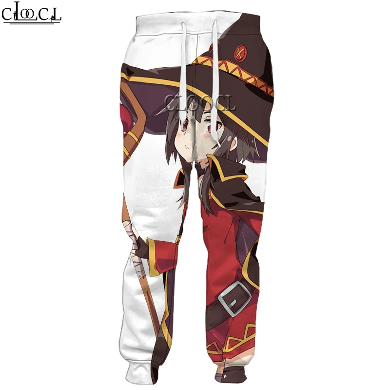 

HX Classic Anime Girl Megumin Konosuba 3D Print Men Women Pants Unisex Casual Fashion Sweatpants Harajuku Trousers Drop Shipping