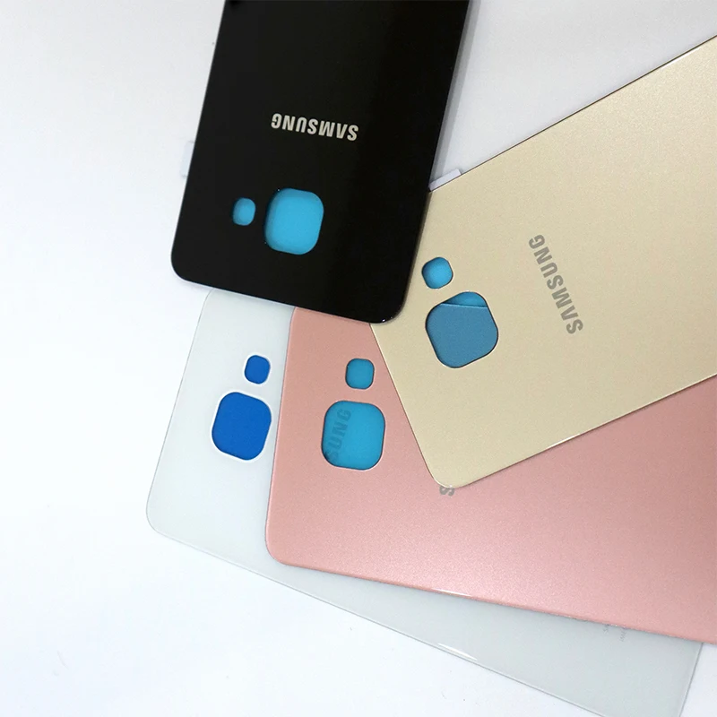 Оригинальный чехол для Samsung A510 A510F задняя крышка с аккумулятором 3D стеклянный