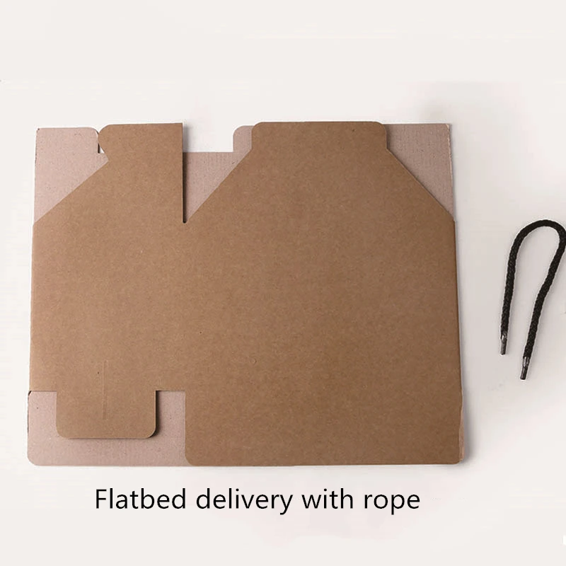 Корейские коробки для конфет однотонная изысканная упаковка гофрированная