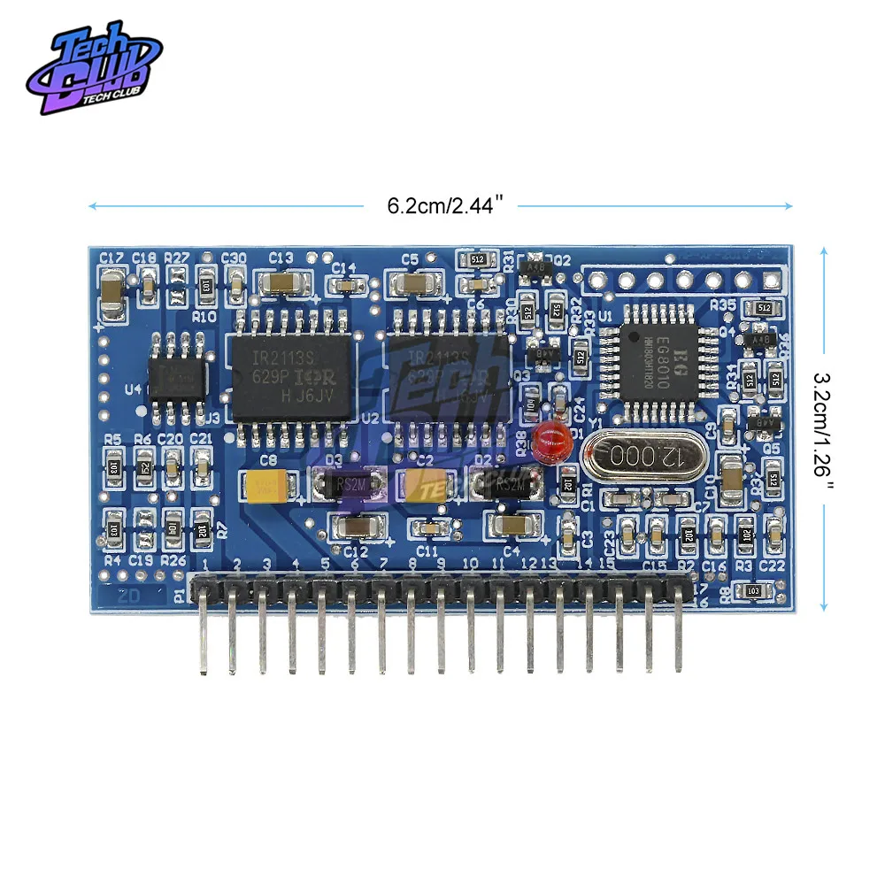 Генератор инвертора немодулированного синусоидального сигнала 5 В плата