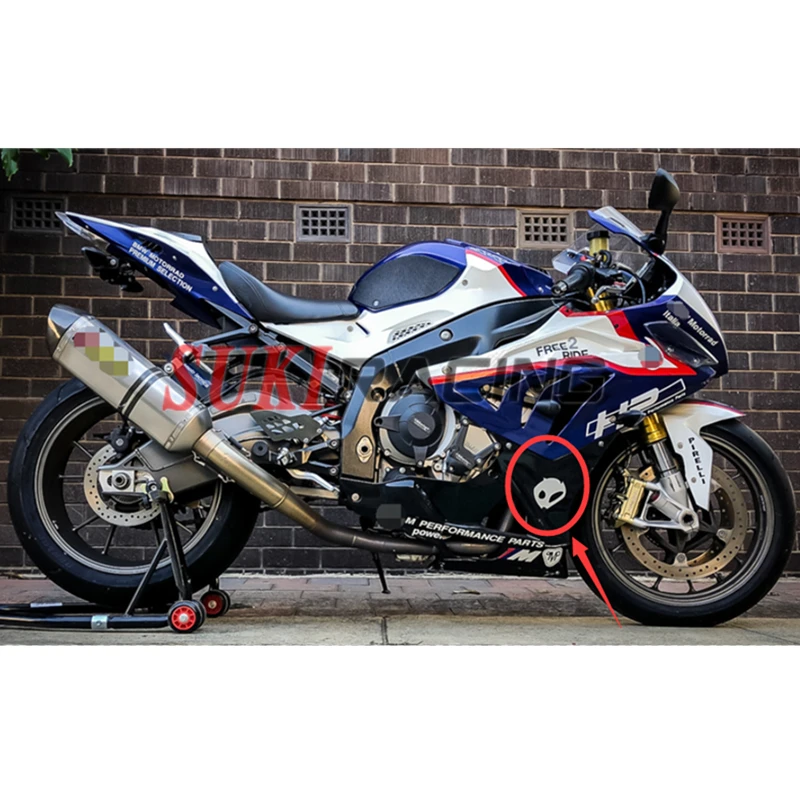 Наклейка с инопланетянином головой для BMW S1000RR S1000rr HP4 наклейка обтекателем живота