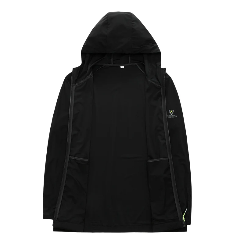 

size plus 8XL Spring 7XL Summer high quality Mens Fashion Outerwear Windbreaker Men's Thin Jackets Hooded Casual Sporting Coat