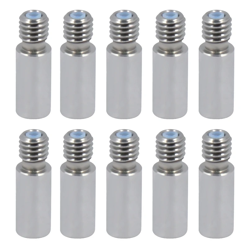 

10PCS Heat Break Hotend Throat Built-in Tube 1.75MM Filament for E3D V6 Hotend Heater Block 3D Printer Parts