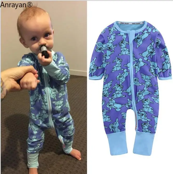 Одежда для малышей Новинка новорожденных девочек Комбинезон с длинными рукавами