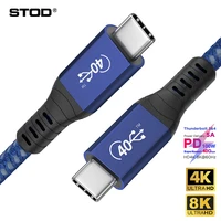 usb4 cable 40gbps thunderbolt 4 3 type c usb pd 100w dp video for thunderbolt3 hub dock station macbook air thunderbolt4 charge