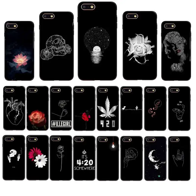 

YNDFCNB DUA-L22 Honor 7A For Huawei Honor 7A Case 5.45'' Silicone Soft TPU Back Cover Russian Case For Huawei Honor 7A Cover