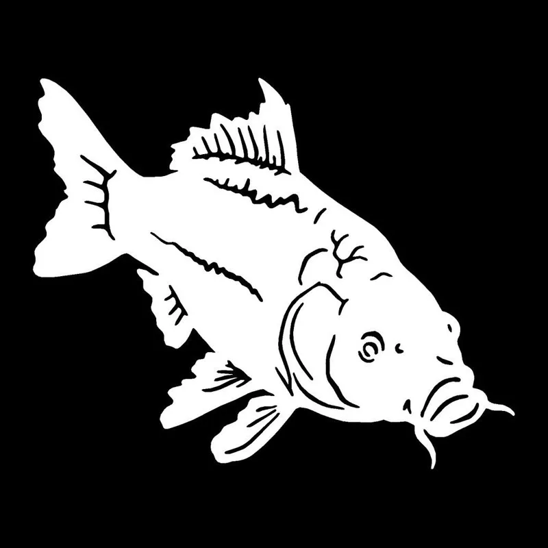 

19cmx15cm Funny fish Car-Sticker Automobiles Motorcycles Window Bumper Laptop Vinyl Decal PVC Decorative Goods