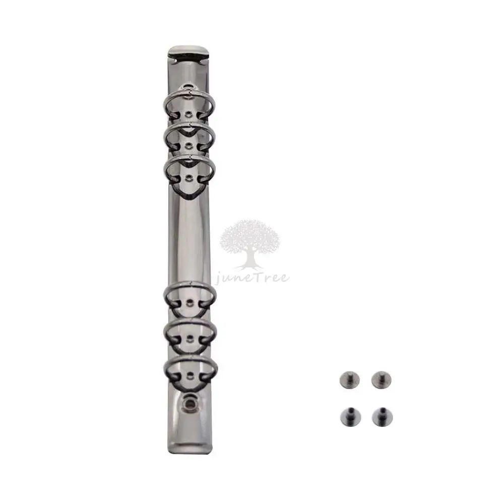 1 шт. металлическое спиральное связующее кольцо зажим с винтом для дневника