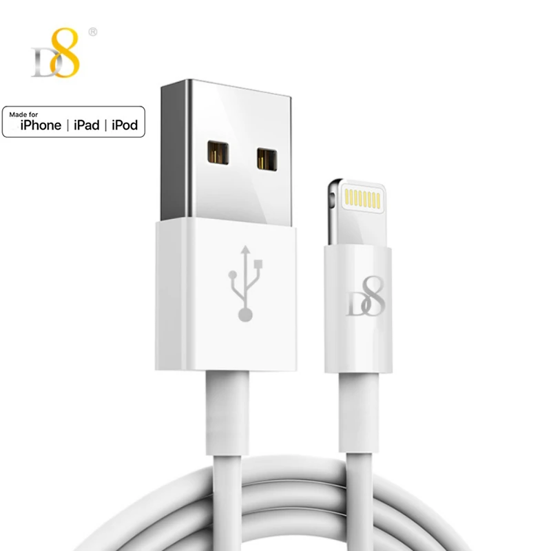 D8 MFi кабели для передачи данных высокое качество прочность Apple мобильный телефон