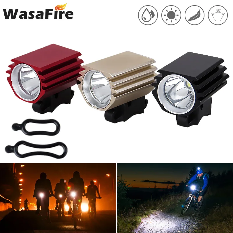 1800LM XM-L2 LED Bike Front Light Super Bright Bicycle Road 6400mAh Battery MTB Headlight Cycling HeadLamp Flashlight | Спорт и