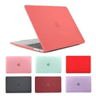 Для Apple New Macbook Air 13,3 11,6 M1 Chip Pro 13 15 16 12 Touch Bar Retina матовая поверхность матовый жесткий чехол