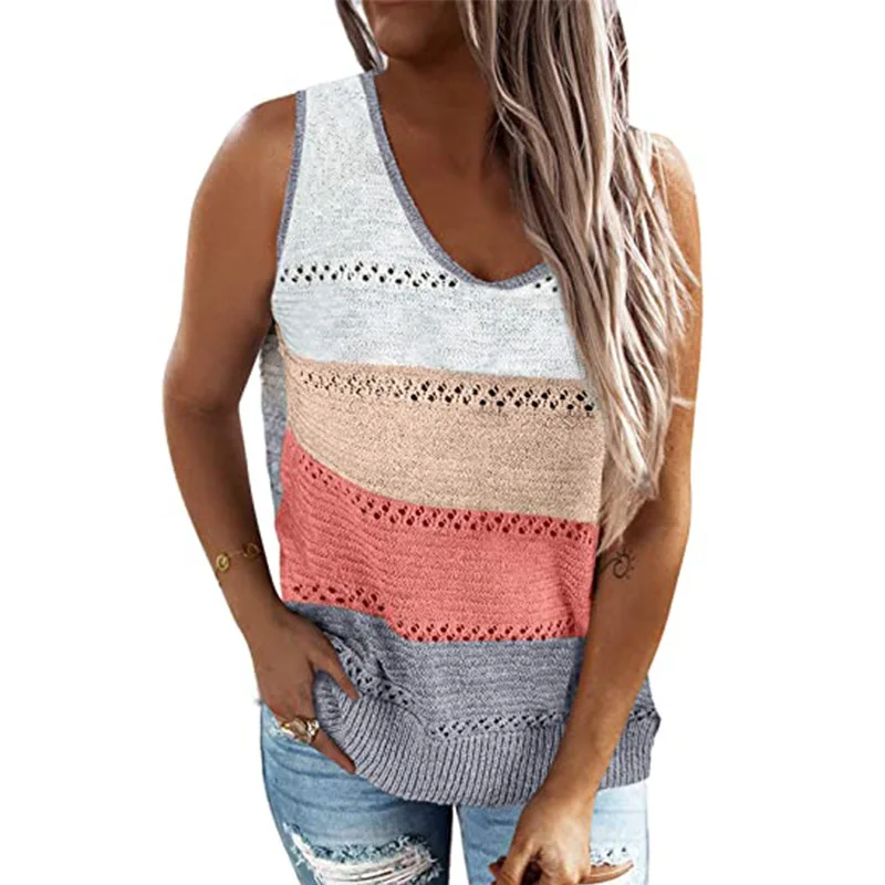 

2021 Tank Tops for Women Summer Camisole Womens Sexy Patchwork Femme Mini Camis for Women Clothes Casual Tops Ropa De Mujer
