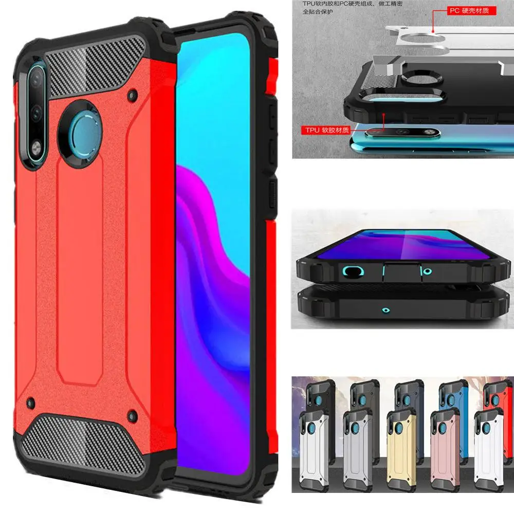 Защитный чехол для Huawei P30 Lite Pro жесткий из поликарбоната и силикона P30LITE P30PRO