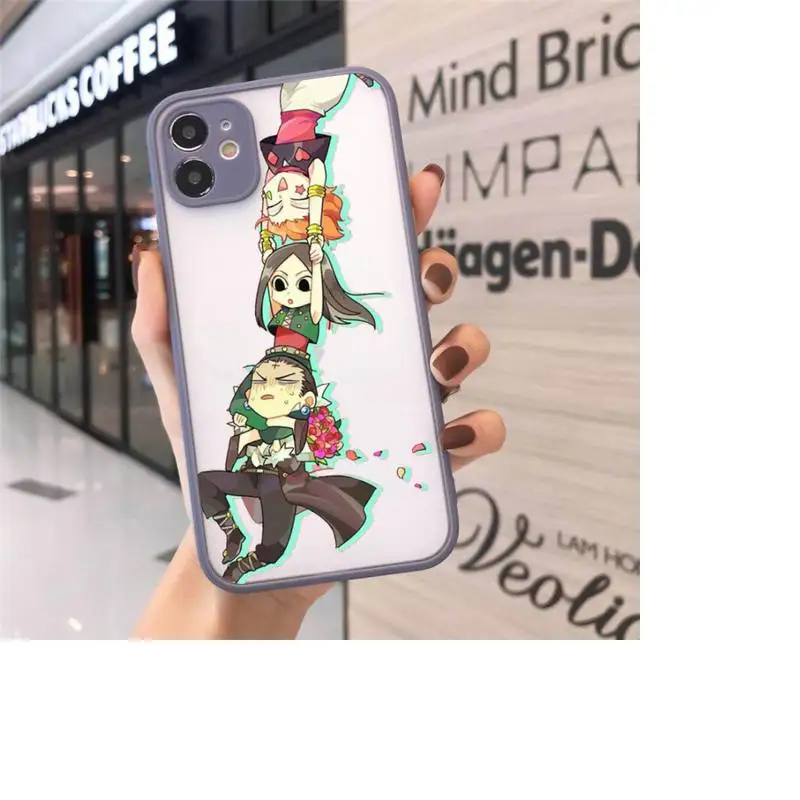 

Hunter X hunter Anime Phone Case Matte transparent For Gray iPhone 12 Mini 11 Pro XR XS Max 7 8 Plus X Back Cover