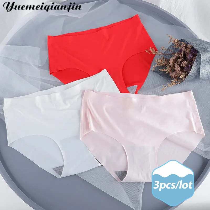 3 шт./лот бесшовные Ice Silk (искусственное волокно для оптовых покупок нижнее бельё