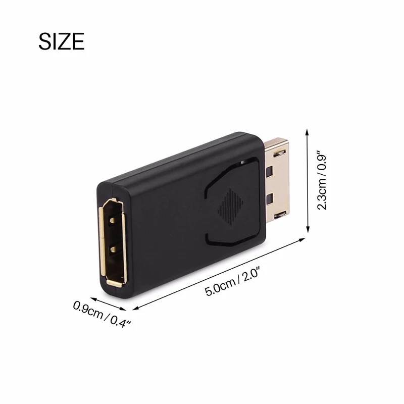 Переходник Bkscy DP папа HDMI мама адаптер 1080P порт дисплея разъем для видео и аудио