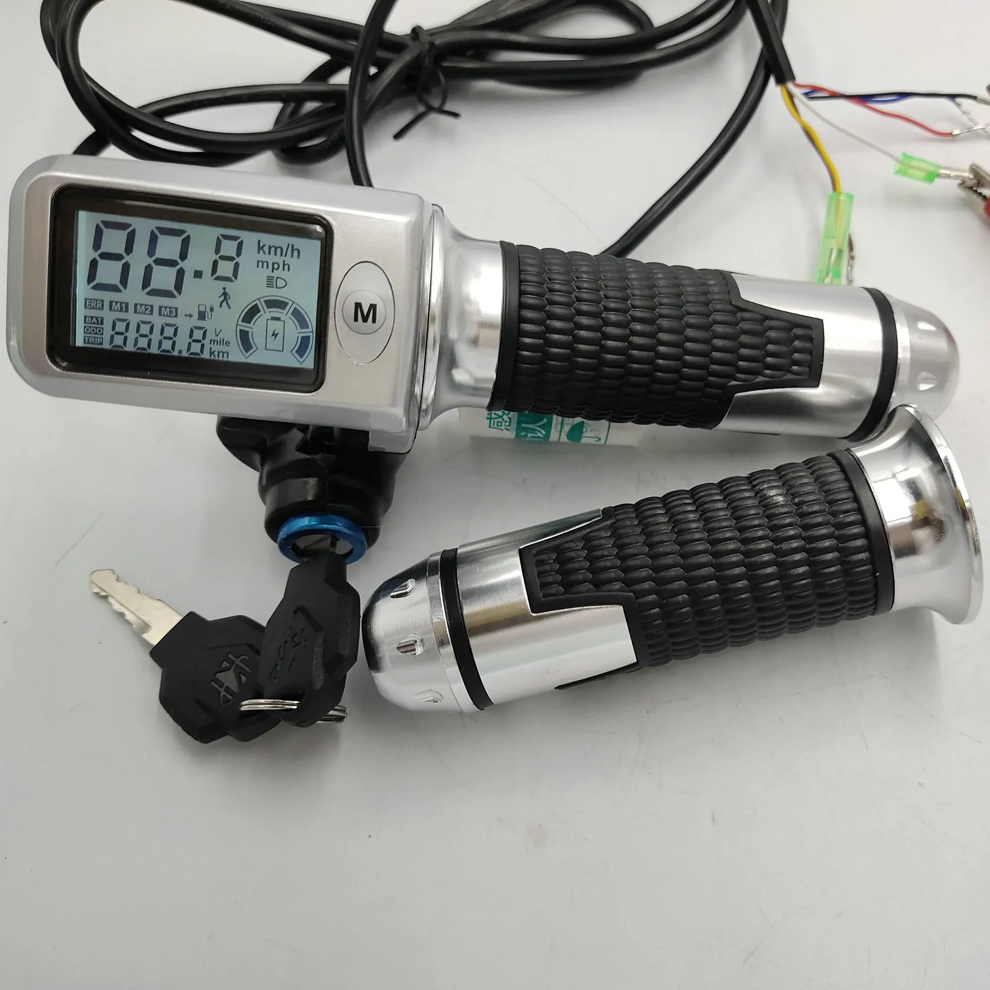 Спидометр + одометр дроссельная заслонка/акселератор с ЖК дисплеем 36v48v60v и