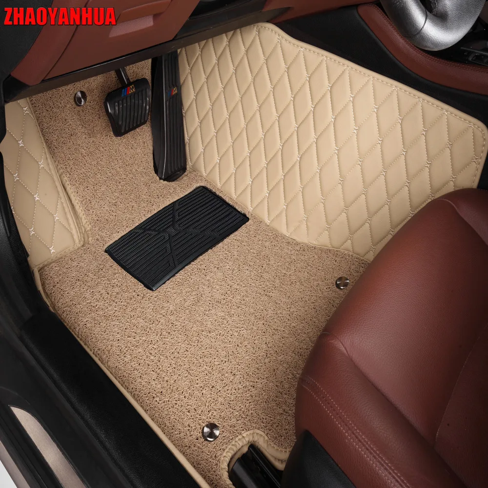 

ZHAOYANHUA car floor mats for Mazda 6 Atenza Mazda 3 heavy duty full cover perfect case car-styling carpet rugs liners (2004-)