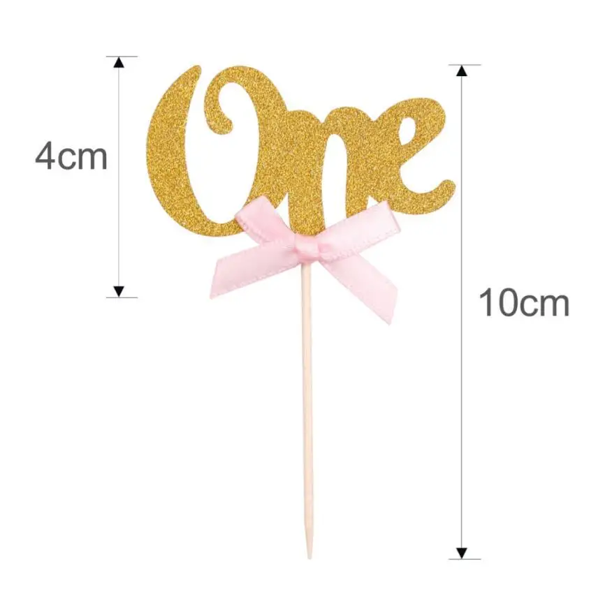 1 шт. одна Корона Звезда Снежинка звезда Торт Топпер на день рождения Золотой