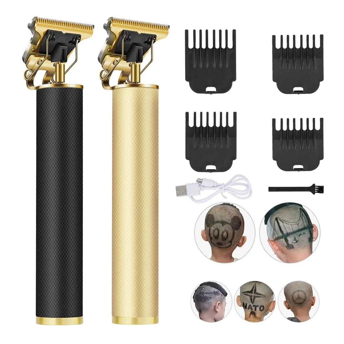 

Машинка для стрижки волос Мужская аккумуляторная с зарядкой от Usb и ЖК-дисплеем