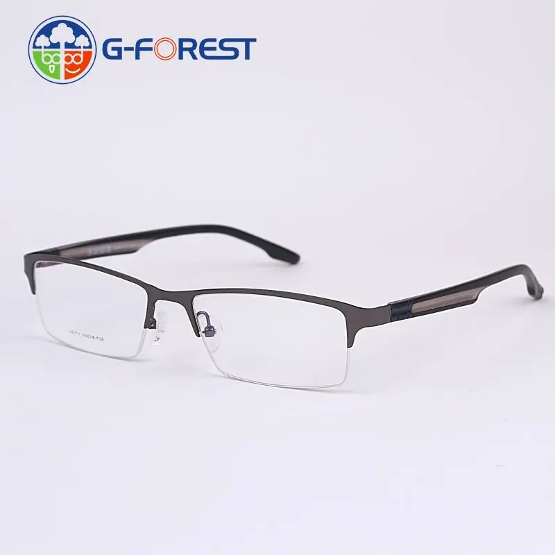 

Fashion Square male eye Glasses Frame men Optical eyeglasses frames Myopia Prescription eye glasses eyewear Half Metal frames