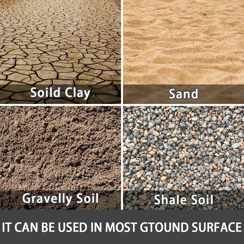 

2pcs Garden Planting Earth Auger Spiral Drill Bit Set Post Hole Diggers Yard Gardening Tool Bulbs Planting Woodworking Supplies