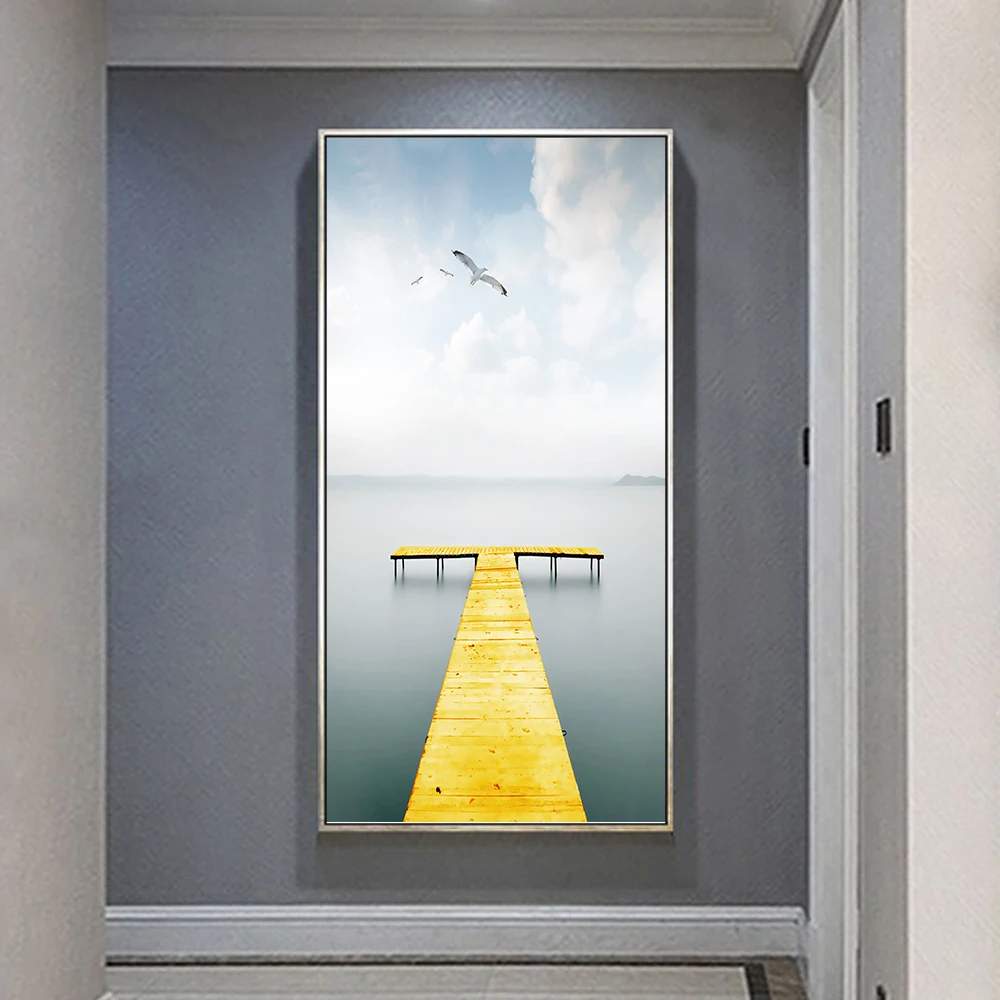 Вертикальный постер в скандинавском стиле современные картины Ностальгический