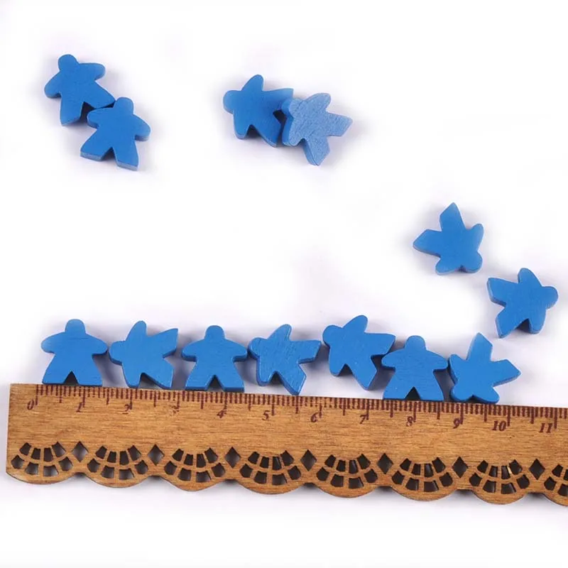 20 шт. синий/красный стоя людей/человека микс деревянных ремесло для украшения