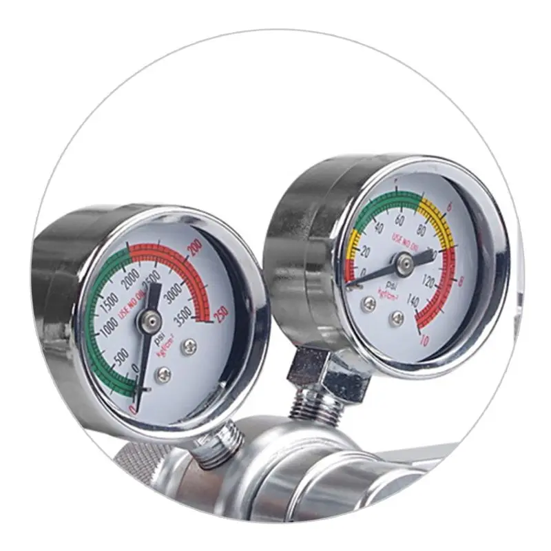

Aquarium CO2 Regulator Mini Dual Gauge Display with Bubble Counter Check Valve Dropshipping