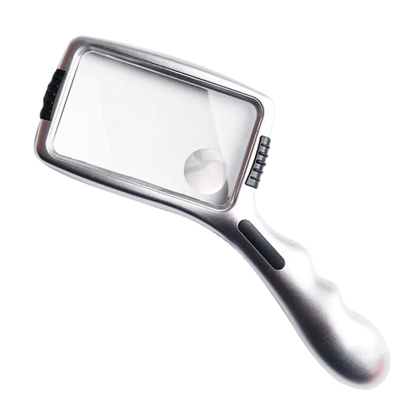 

Rectangular Hand Held Lighted Magnifying Glass 3X/10X Anti- for Repair