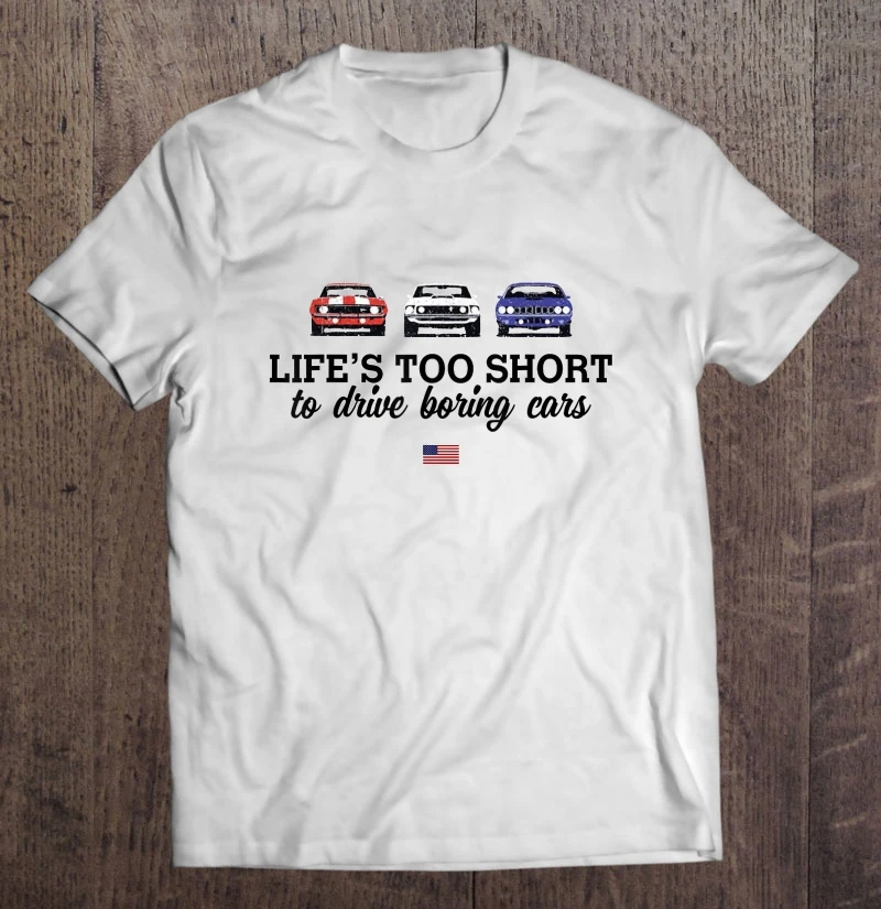 Футболки с надписью LifeS Too Short To Drive | Мужская одежда
