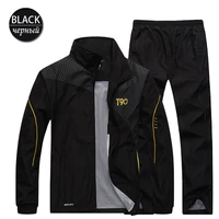 2020 autumn sport suit sweatshirt sweatpants mens clothing 2 pieces sets slim tracksuit jogging suit workout clothes for men