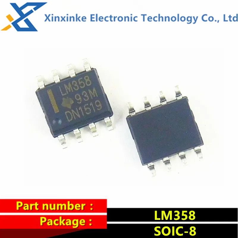 

10PCS LM358 LM358DR SOIC-8 Operational Amplifier Chip