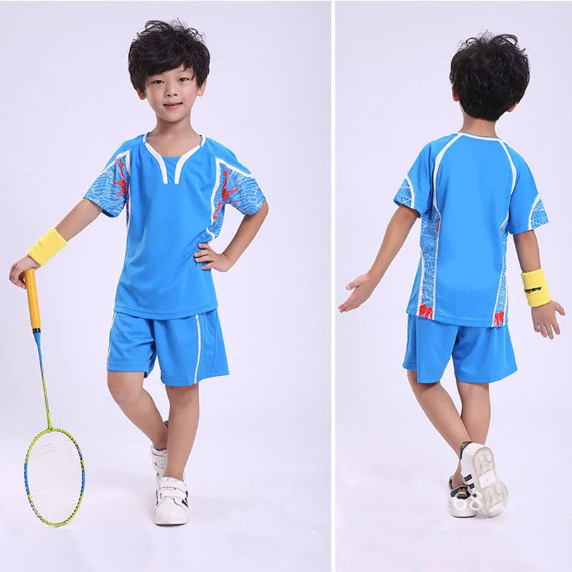 Детские Китайские комплекты для бадминтона с драконом комплект одежды мальчиков