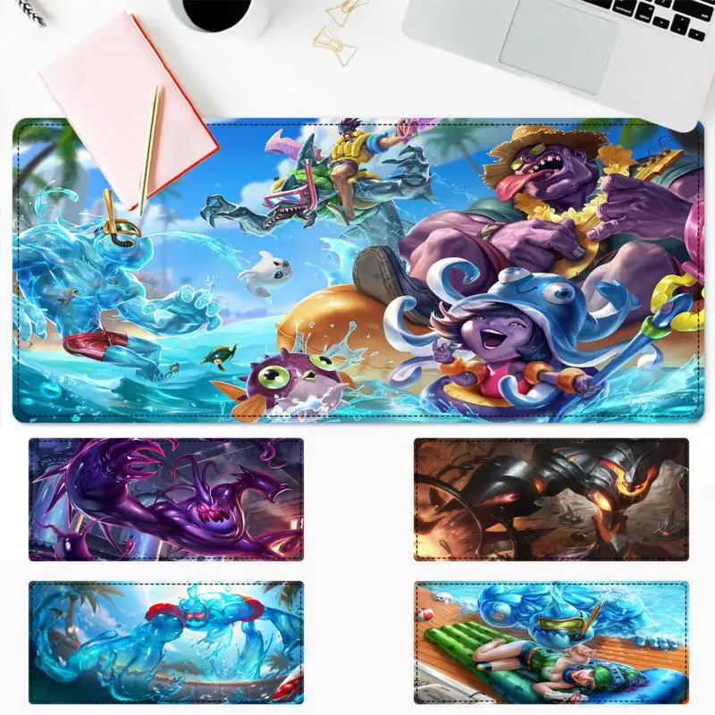 

Factory Direct LOL Zac Mouse Pad PC Laptop Gamer Mousepad Anime Antislip Mat Keyboard Desk Mat For Overwatch/CS GO