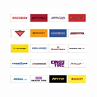 Флаг для автомобильных шин, 90x150 см, 3x5 футов, любой логотип