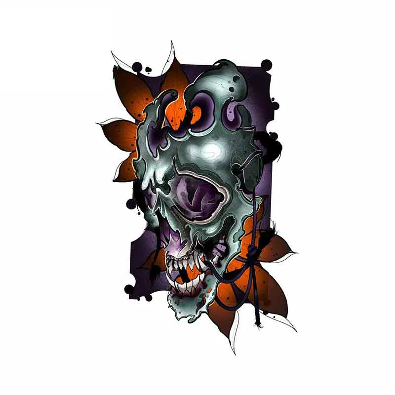 

Zombie Graveyard Skull Funny Car Stickers Fashion Skateboard Sunscreen Suitable for VAN RV SUV Decal KK 13cm x 8.4cm